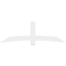 Ekena Millwork Bellingham Architectural Grade PVC Gable Bracket, 84"W x 28"H x 2"D x 6"F, 8/12 Pitch GBP084X28X0206BEL00 - alternate 3